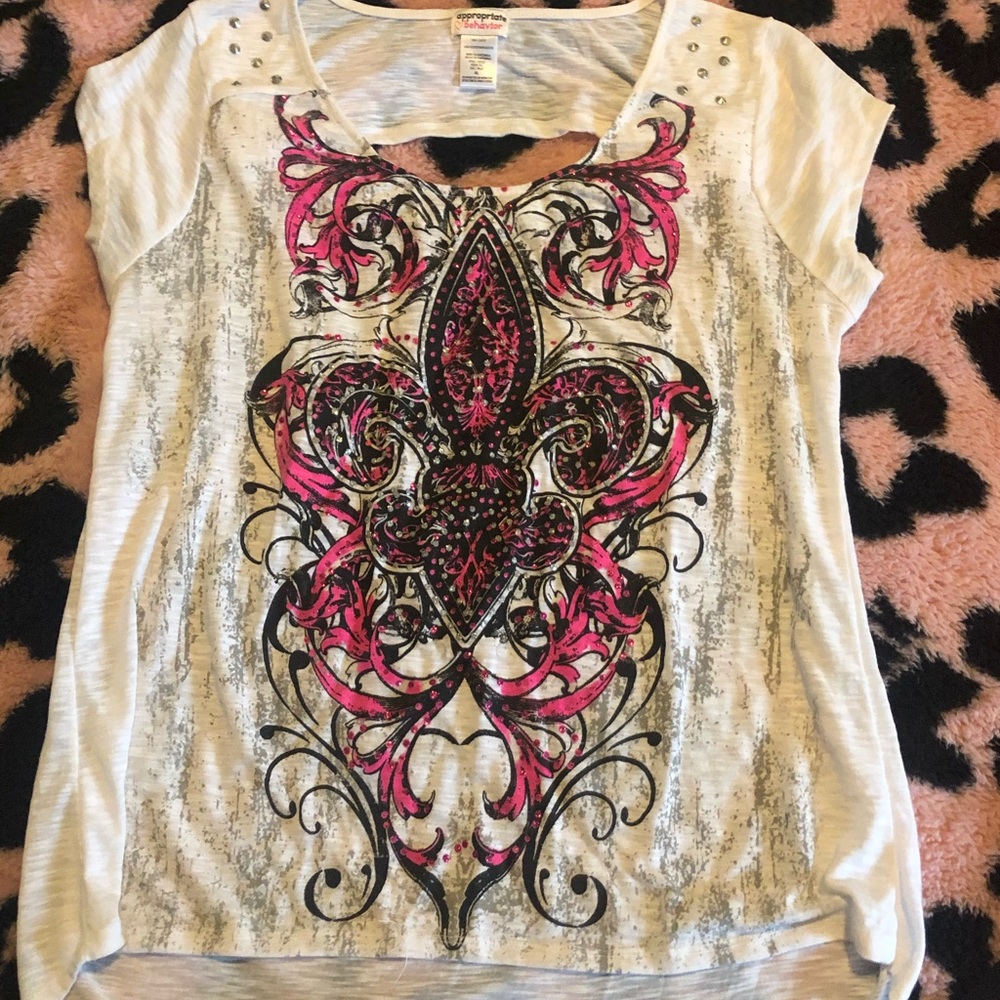 Never worn Studded & Blinged shirt